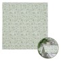 Nappe 140 x 140 cm Polyester Vert 100 % coton