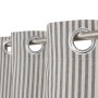 Rideau Gris Polyester 100 % coton 140 x 260 cm