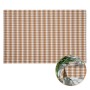 Nappe Polyester Ocre 100 % coton 140 x 200 cm