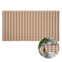 Nappe Polyester Ocre 100 % coton 140 x 240 cm