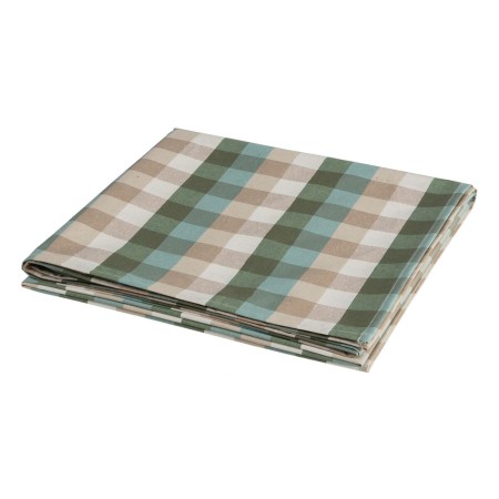 Nappe 140 x 140 cm Polyester Vert 100 % coton