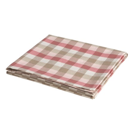 Nappe 140 x 140 cm Rose Polyester 100 % coton