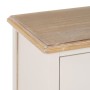 Mesita de Noche SIRA 48 x 35 x 55 cm Natural Madera Blanco Madera MDF DMF