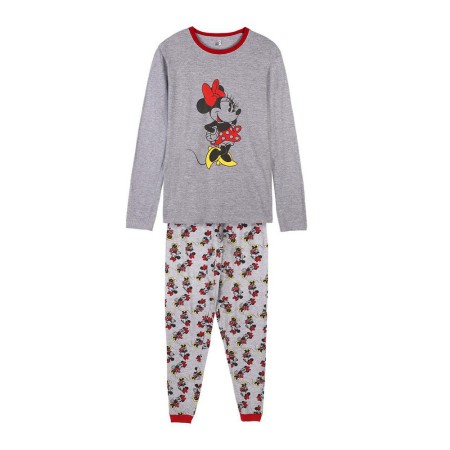 Pyjama Minnie Mouse Femme Gris