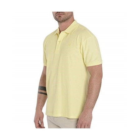 Polo de Manga Corta Hombre El Búho Nocturno Amarillo (Reacondicionado A+)