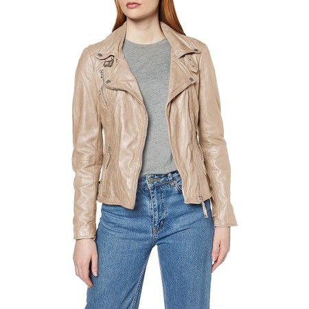 Veste Freaky Nation Biker Princess Beige (Reconditionné A+)