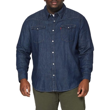 Camisa de Manga Larga Hombre Levi's Big and Tall Big Barstow Western (4XL) (Reacondicionado A+)