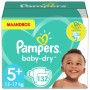 Couches jetables Pampers Baby-Dry (12 -17 kg) (Reconditionné A+)