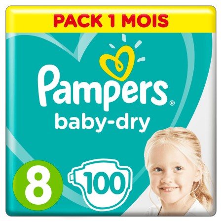 Couches jetables Pampers Baby Dry (17+ kg) (Reconditionné A+)