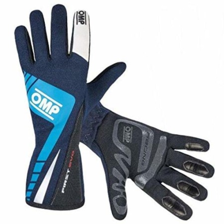 Gants OMP FIRST EVO Bleu Noir