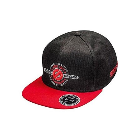 Casquette de Sport Sparco Rebel Noir/Rouge