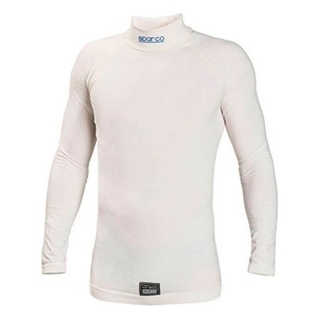 Camiseta Térmica para Hombre Sparco Delta RW-6 Blanco Manga Larga