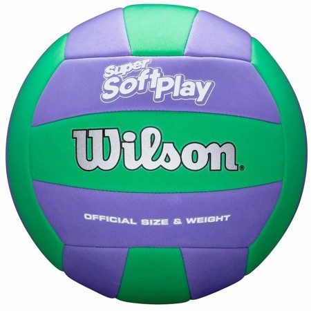 Balón de Voleibol Wilson Super Soft Play Verde limón