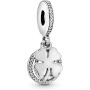 Perle de verre Femme Pandora LUCKY FOUR -LEAF CLOVER