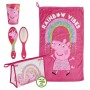 Trousse de Toilette avec Accessoires Peppa Pig 4 Pièces Fuchsia (23 x 16 x 7 cm)