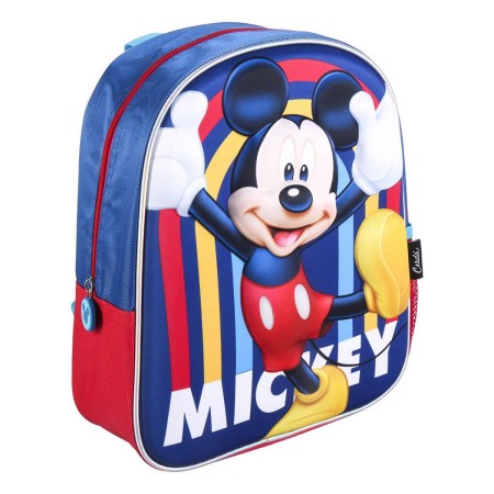 Cartable Mickey Mouse Bleu foncé (25 x 31 x 10 cm)