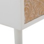 Table de Nuit KLEE 48 x 35 x 66 cm Naturel Bois de pin Blanc