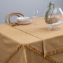 Nappe Beige Polyester 100 % coton Moutarde 150 x 200 cm