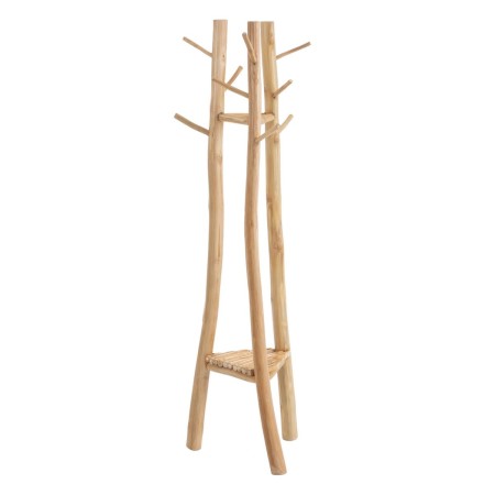 porte-manteaux 45 x 45 x 150 cm Naturel bois de teck