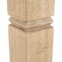 Table de Nuit Naturel bois mindi 50 x 32 x 72 cm