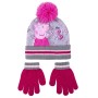 Bonnet et gants Peppa Pig Gris (Taille unique)