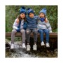 Gorro Infantil Stitch Azul (Talla única)