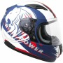 Casco CGM Rojo/Blanco 53-54 Azul