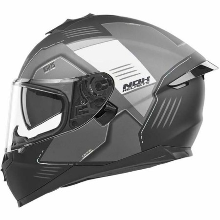 Casco Nox 55-56 cm Negro/Blanco