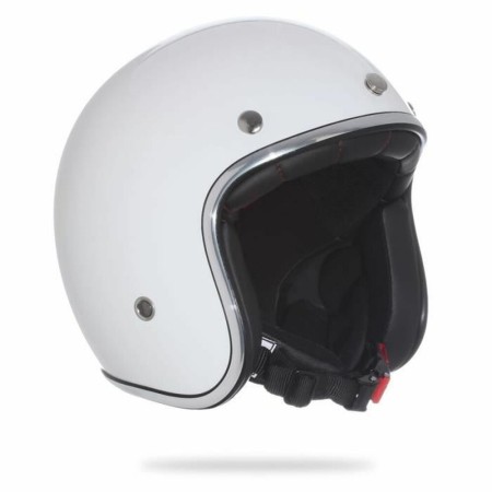 Casco Nox N242-BLANC 55-56 cm Negro/Blanco