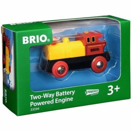 Train Brio Yellow Directional B Battery Locomotive