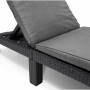 Chaise longue Allibert by KETER Daytona De Luxe 187 x 58 x 29 cm Gris