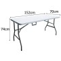 Table Piable ZJF152CZ 152 x 70 x 74 cm