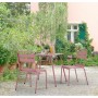 Table 70 x 70 x 73 cm Acier 70 cm