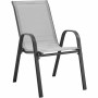 Chaise de jardin Gris 4 Unités