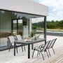 Chaise de jardin Gris 4 Unités