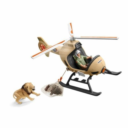 Hélicoptère radiocommandé Schleich Animal Rescue + 3 ans 16 Pièces