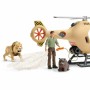 Helicóptero Radio Control Schleich Animal Rescue + 3 Años 16 Piezas