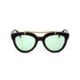 Lunettes de soleil Femme Saturnino MARS DARK AVANA MATTE GOLD MATTE BRIDGE