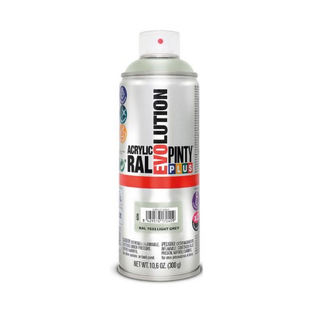 Peinture en spray Pintyplus Evolution RAL 7035 300 ml Gris clair