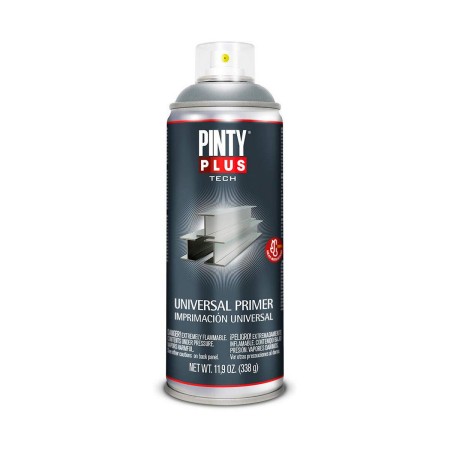 Peinture en spray Pintyplus Tech I113 338 ml Universel Apprêt Gris