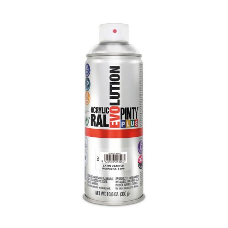 Vernis en spray Pintyplus Evolution S199 300 ml Satiné Incolore