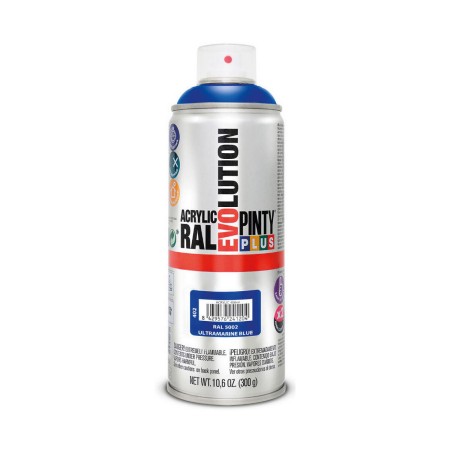 Pintura en spray Pintyplus Evolution RAL 5002 300 ml Ultramarine Blue