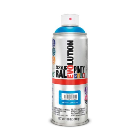 Pintura en spray Pintyplus Evolution RAL 5015 300 ml Sky Blue