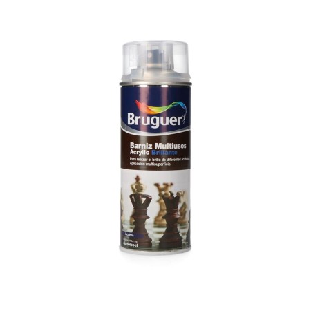 Barniz en Spray Bruguer 5198006 Acrílico Multiusos 400 ml Incoloro Brillante