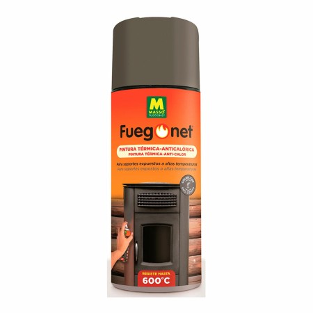 Peinture anti-chaleur Massó Fuegonet Spray Gris