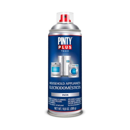 Pintura en spray Pintyplus Tech E150 Electrodomésticos Plateado 300 ml