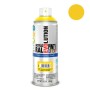 Peinture en spray Pintyplus Evolution RAL 1021 A base d'eau Sunny Yellow 300 ml