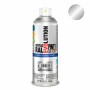 Peinture en spray Pintyplus Evolution RAL 9006 A base d'eau White Aluminium 300 ml