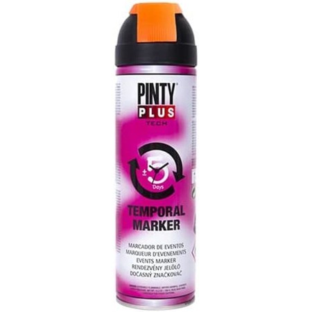 Pintura en spray Pintyplus Tech T143 Temporal 366 ml Naranja