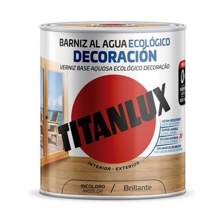 Vernis à base d'eau TITANLUX m20100014 Écologique 250 ml Incolore Brillant